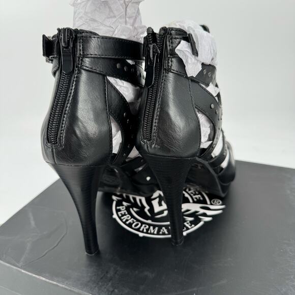 Nwt Milwaukee Leather MBL9452 Women's Black Stiletto Heeled Fashion Casual heels - Picture 5 of 6